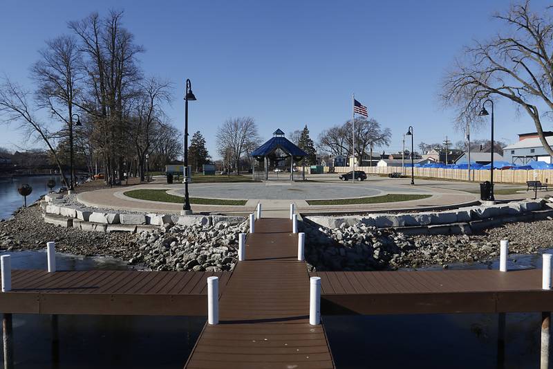 Miller Point on McHenry's Riverwalk along the Fox River and Boone Creek on Thursday, Dec. 1, 2022.