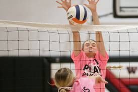 Girls volleyball: Fired-up Woodland bests Dwight in straight sets for 20th win of the season