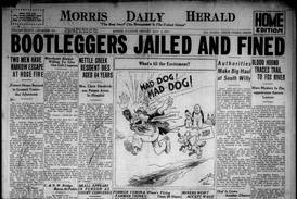 Historical covers for May 4: Bootleggers Jailed and Fined