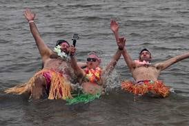 (Almost) freezing for a reason: More than 150 take the polar plunge in Fox Lake