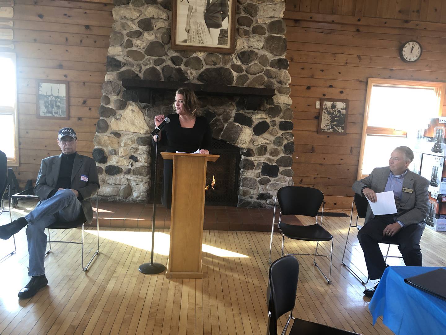 Richmond Village President Toni Wardanian gave the Chain O' Lakes Area Chamber of Commerce members an update on State of the Village at a luncheon held Tuesday, Jan. 10, 2023.