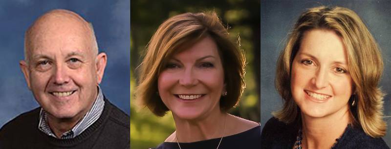 County board candidates vying for the two spots in McHenry County's District 5 include (from left to right) Stephen Doherty, Terri Greeno and Kelli Wegener.
