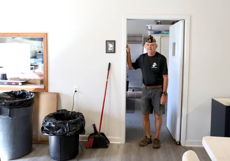 U.S. Marine Veteran Gary Fruland is the commander of Plano American Legion Leon Burson Post 395. Fruland and other post members are working with the help of Home Depot to renovate the building.