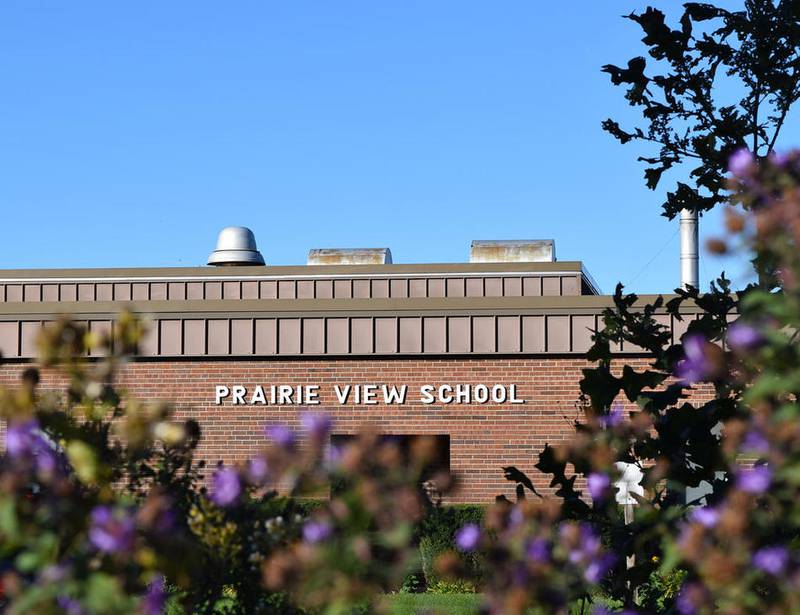 Prairie View Elementary School, 1201 N. Castle Road in Sandwich, has multiple circles of native prairie plants that cover approximately half an acre. On Oct. 13, the school received a sign and Conservation@Work certification for its prairie.
