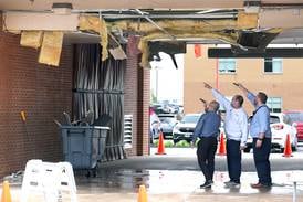 Photos: Truck crashes into ambulance bay at Northwestern Medicine Valley West Hospital in Sandwich