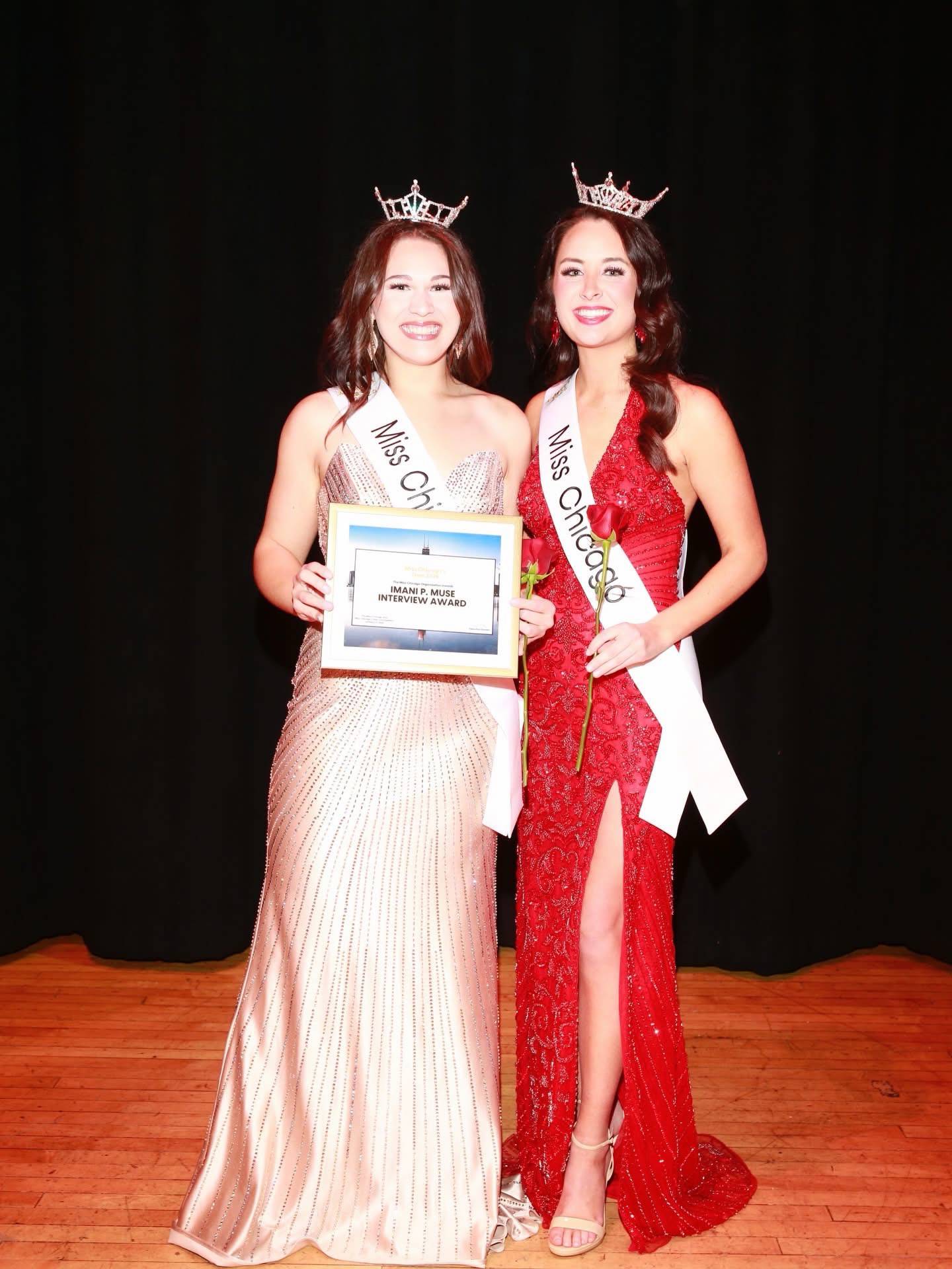 Alexis McCullough was crowned Miss Chicago’s Teen 2026 and Kate Dimmett was crowned Miss Chicago 2026 at the Jan. 11, 2026 competition.