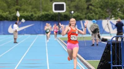 Sandwich’s Sunny Weber makes splash, completes distance triple crown in record-setting day at IHSA state track