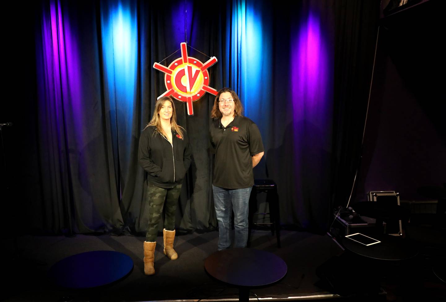 Mike Knuth and Liz Valaitis are co-owners of the Comedy Vault in Batavia. Along with weekly comedians and open mic nights, the venue will welcome nationally known comedians Brian Posehn and Rachel Feinstein next month.