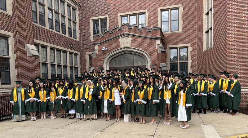 Glenbard West High School held its graduation ceremony on Thursday, May 22, 2025 at the school in Glen Ellyn.
