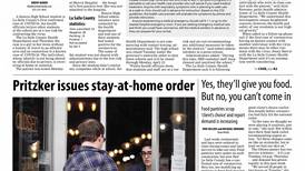 Historical covers for March 21: Pritzker issues stay-at-home order for COVID-19