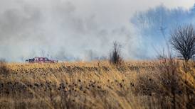 Photos: Wild fire at Green River State Wildlife Area in Harmon