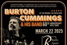 Burton Cummings of classic rock band The Guess Who to perform in Joliet