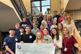 Reagan Middle School Student Council donates to drone soccer team