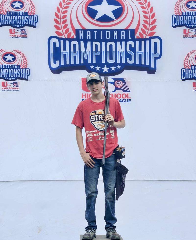 Patrick Schaefer took 11th place at the USA High School Clay Target League Championship earlier this month.