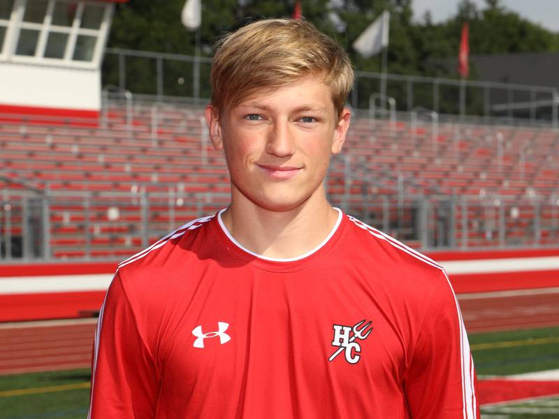 Hinsdale Central senior Luca Davies