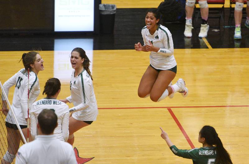 Photos: St Charles East vs Glenbard West volleyball Class 4A Proviso