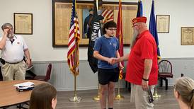 Morris American Legion hosts signing day for graduates joining the military