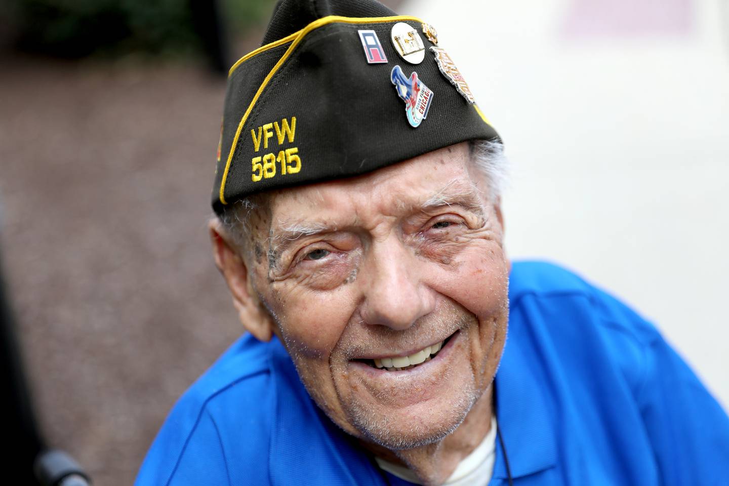 Veteran Art Hrabec, 101, of Lombard served in Europe during WWII.