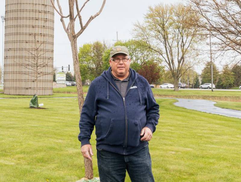 Ed Pfaff, Forestry Supervisor, village of Montgomery