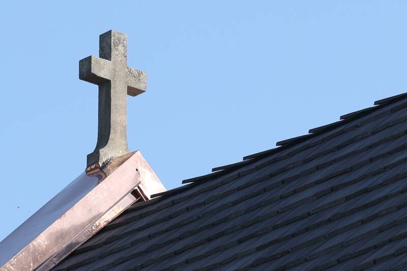 St. Peter Lutheran Church, in Joliet, replaced the 100 year old roof with shake style shingles to try and match the historical look of the original roof. The church will be holding a family game day fundraiser on October 15th to help recoup some of the quarter million dollar roof repairs.