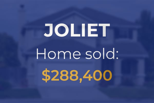 Sale closed in Joliet: $288,400 for a single-family home