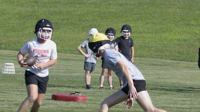 Photos: Ottawa High School, Streator and Marquette start football practices 