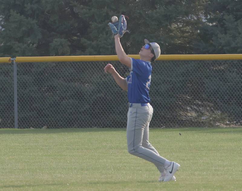 Newman's Garret Matznick throws to second base against Bureau Valley on Monday, March 30, 2026 at Bureau Valley High School.