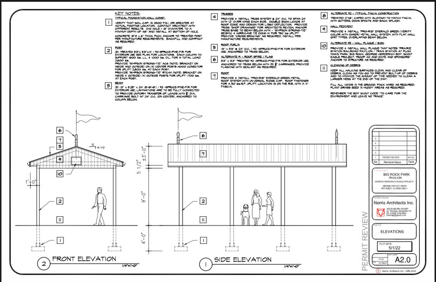 Drawings of planned pavilion style station at Plowman's Park by Norris Architecture.