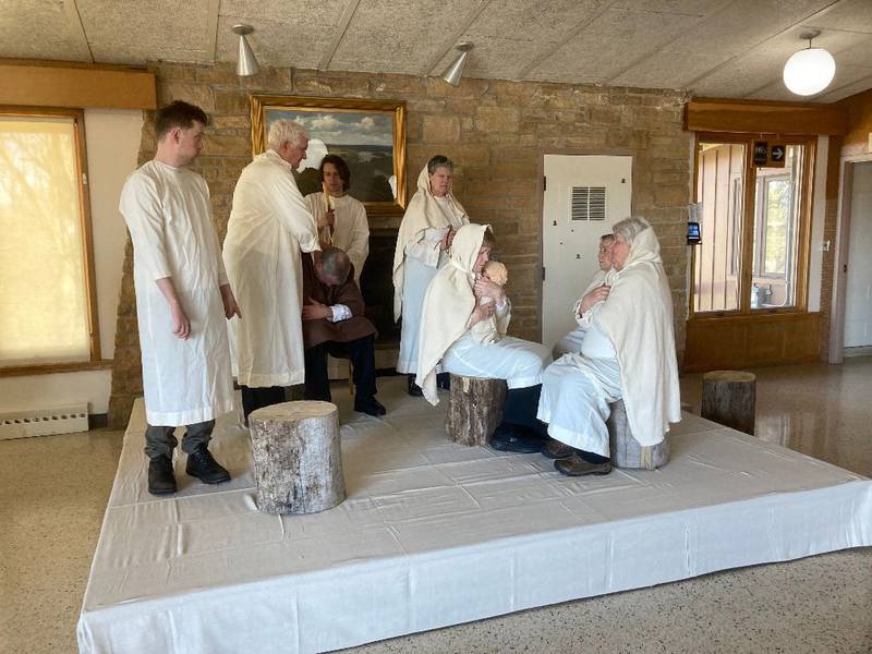 The Black Hawk Players presented their rendition of Maurice Maeterlinck's play, The Blind, at Taft Campus Dining Hall, on Sunday, April 14.