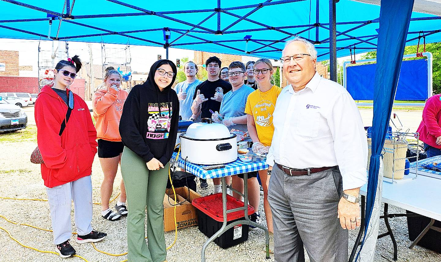 Morrison Kiwanis and Morrison High School Key Club’s Sandwich Sales offer ribeyes, pork chops, brats, and hot dogs to raise funds for youth-centered non-profit entities in town. The stand, open during select Saturdays from May through October, is located at Cherry Street and Lincolnway near Community State Bank.