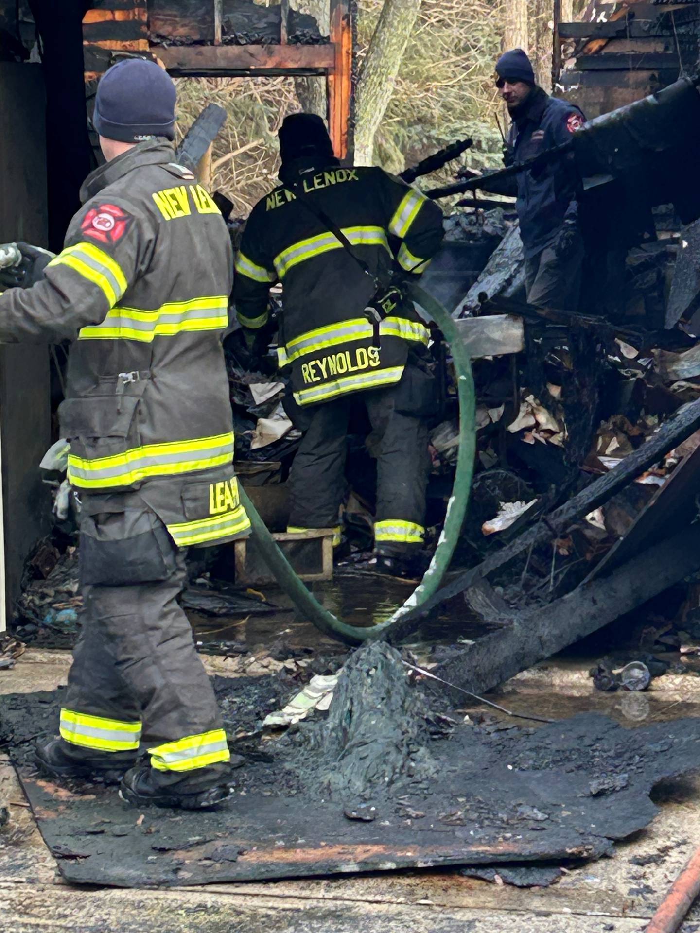 Fire crews from multiple departments took about 20 minutes to bring the house fire in the 13200 block of Timothy Lane under control on Wednesday, Jan. 21, 2026.