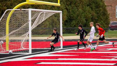 Photos: Manteno vs. Reed-Custer - Class 1A Momence Regional boys soccer championship