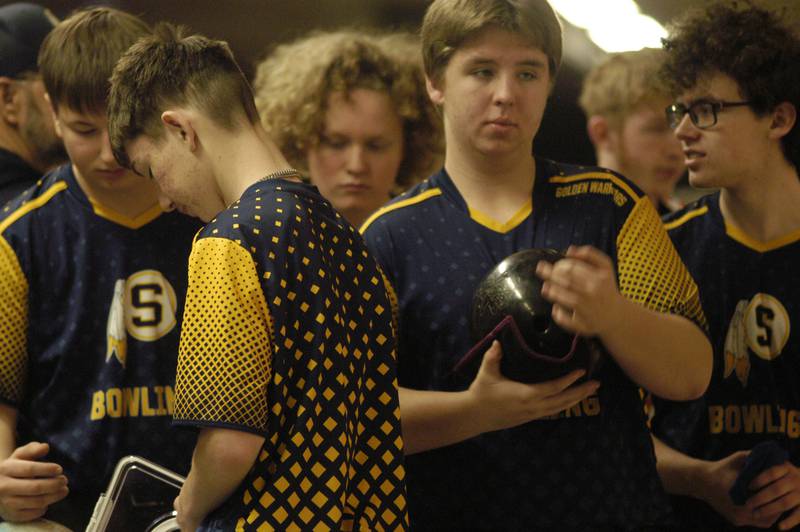 Sterling bowlerss get ready. Bowling teams  competed in the Sterling Regionals on Saturday, Jan. 17, 2026 at Blackhawk Lanes in Sterling.