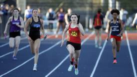 Girls Track and Field: Rosary’s Libby Saloga enjoys record-matching night in vault; Batavia repeats as champs at Kane County meet