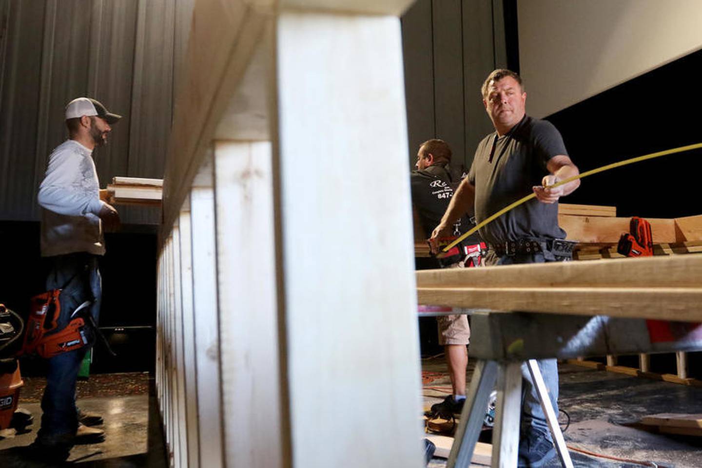 McHenry Downtown Indoor Theater work