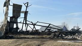 Barn destroyed in early morning fire