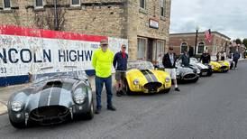 Elite car club visits Franklin Grove while rolling along Lincoln Highway