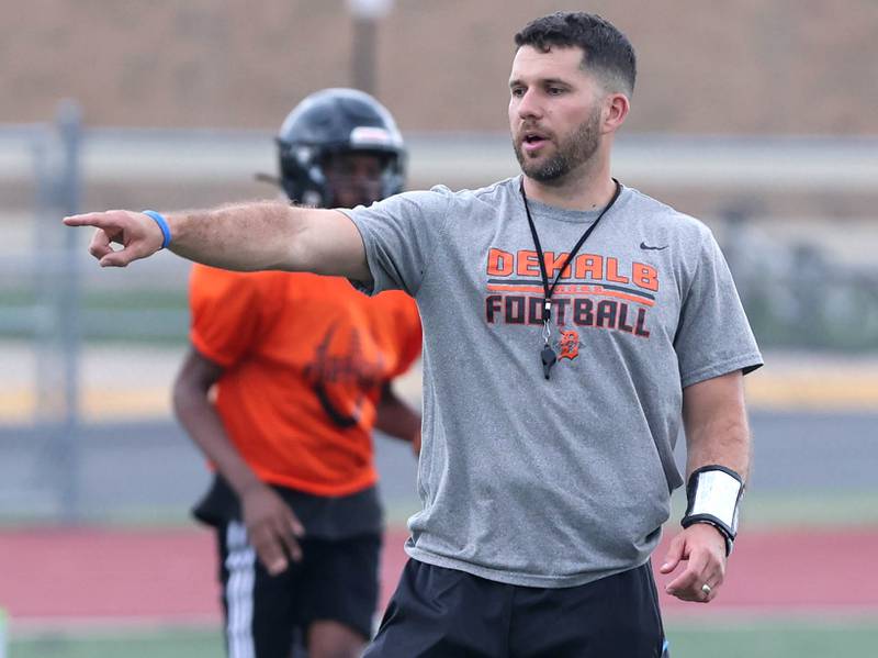 Photos DeKalb football meets for summer workout Shaw Local