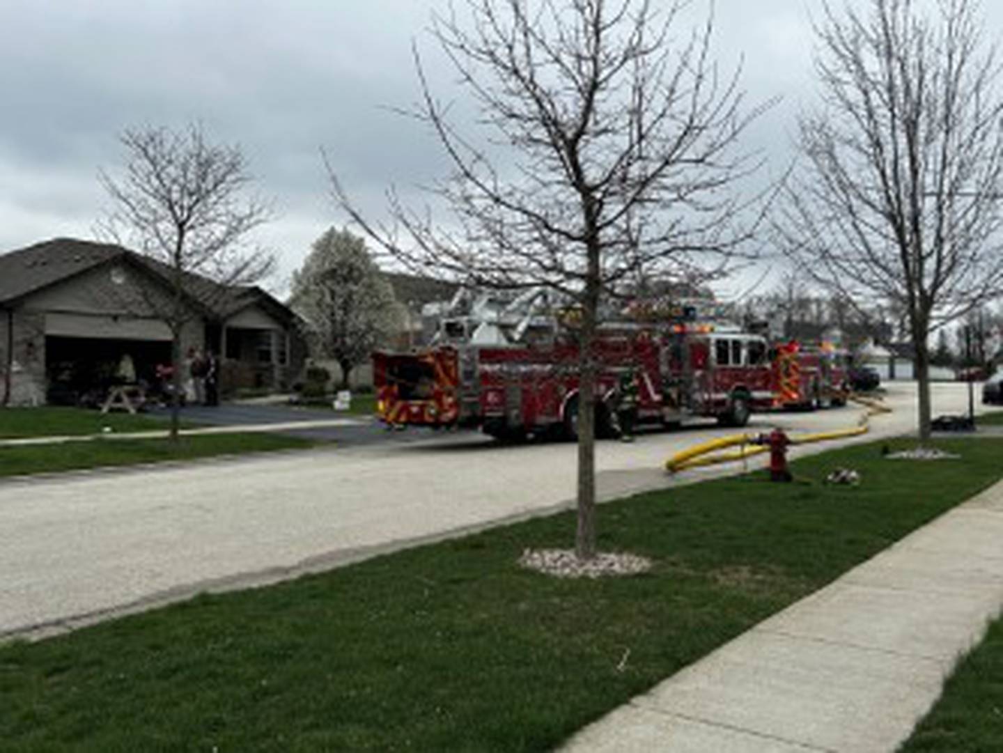The New Lenox Fire Protection District responded to the 800 block of Somerset Court in New Lenox for residential garage fire on Friday, April 10, 2026.