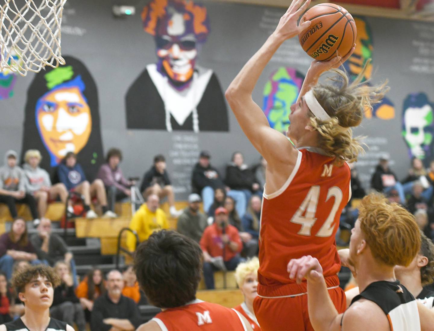 Morrison's Brenden Martin shoots during Nov. 25 action against Milledgeville at the Oregon Thanksgiving Tournament.