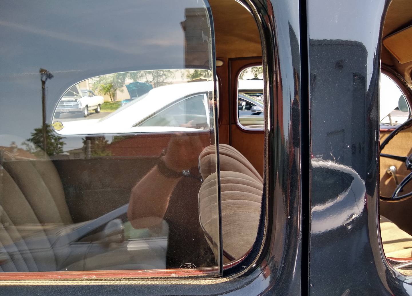 Photos by Rudy Host, Jr. - 1937 Ford Slantback Interior Back