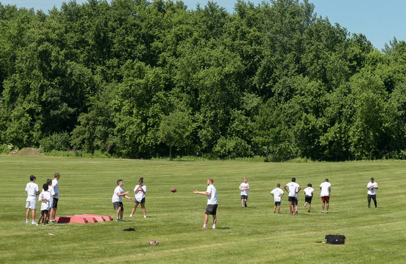 The DeKalb Recreation Center was the site of the inaugural Legends of the 60115 Football Camp on Sunday, June 26, 2022.