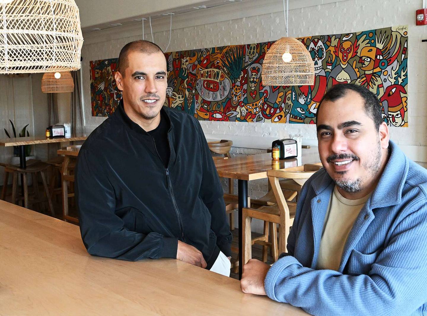 Brothers Julio, left, and Rodrigo Cano are going to rebrand Wheaton’s Sweetchilango as the second Bien Trucha location. The fast-casual restaurant’s last day of service is Saturday, Nov. 1, and they expect to reopen in about a month.