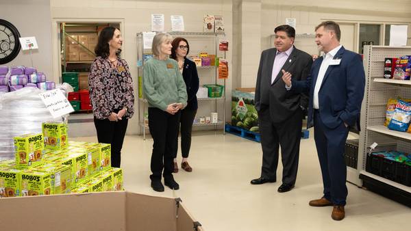 Pritzker quietly visits Crystal Lake to learn about food insecurity in McHenry County