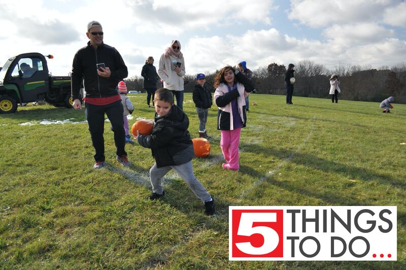 Cary’s Pumpkin Roll and Pumpkin Smash will be held 10 a.m. to 12 p.m. Saturday, Nov. 5, 2022, at Lions Park, 1200 Silver Lake Road. The event is free.