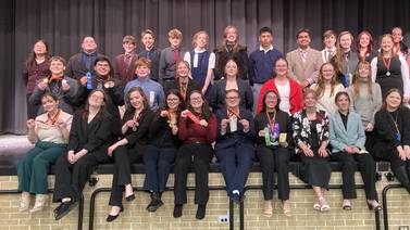 Rochelle Township High School speech team earns 1st place at United Township tournament