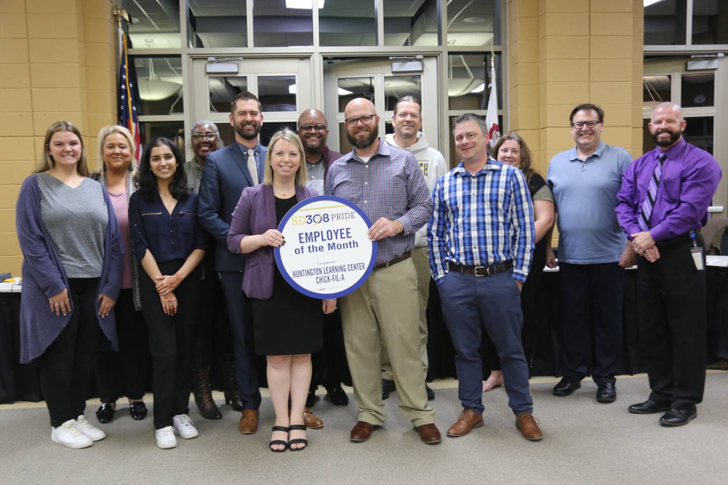 Oswego School District 308 Employees of the Month for October 2022.