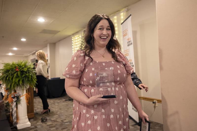 United Way of Lee County Director Ashley Richter was awarded the Louise Bittorf Sullivan Award Thursday, April 16, 2026, at the YWCA’s Women of Achievement Luncheon. The award goes to women who are an inspiration to the people around them.