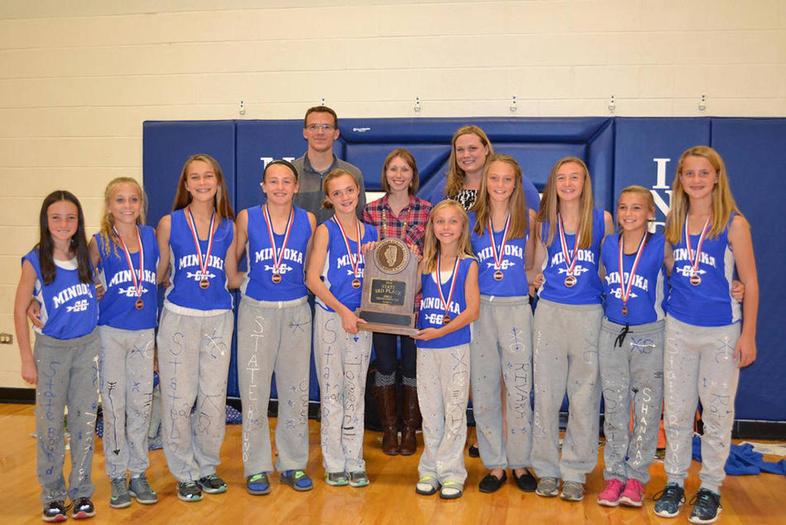 Minooka Jr. High honors girls cross country team Shaw Local