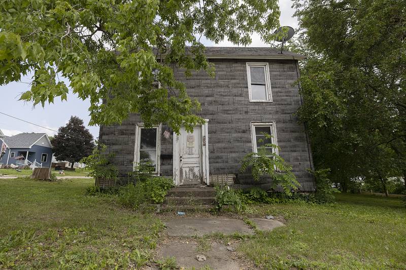 Property at 502 W. Seventh St. in Dixon has been condemned by the city and is slated for demolition.